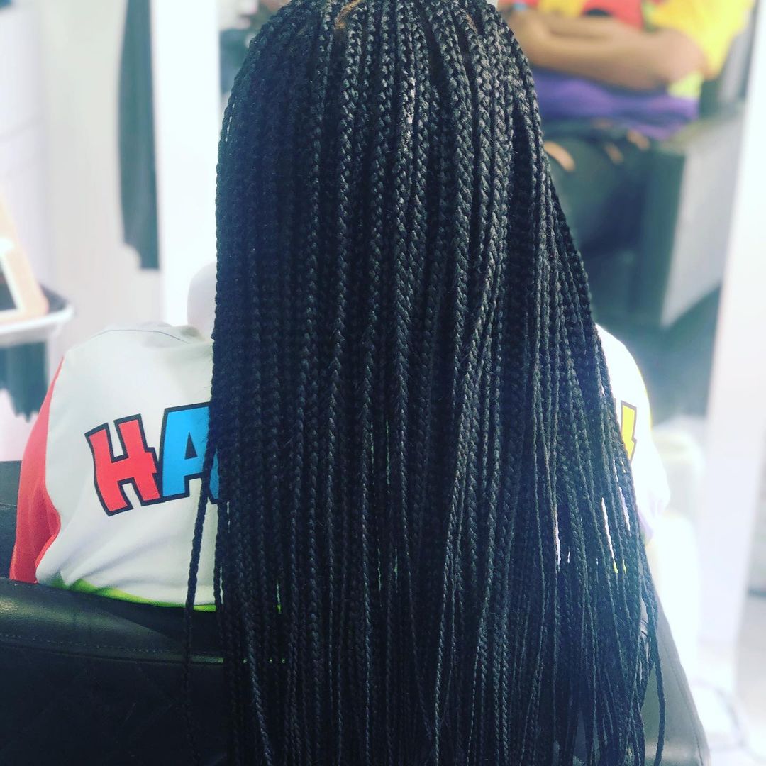 box braids extra small