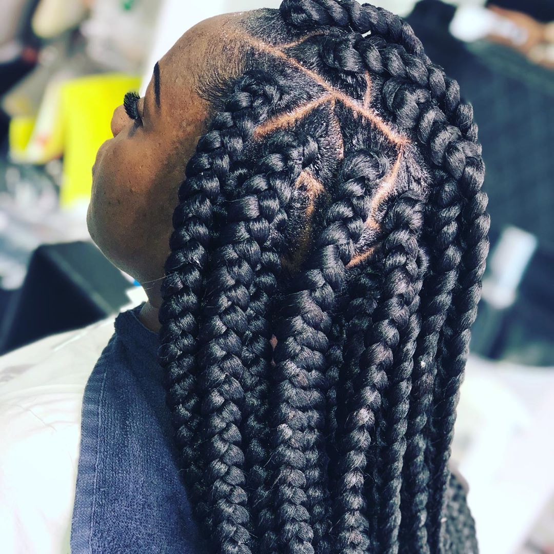 box braids jumbo